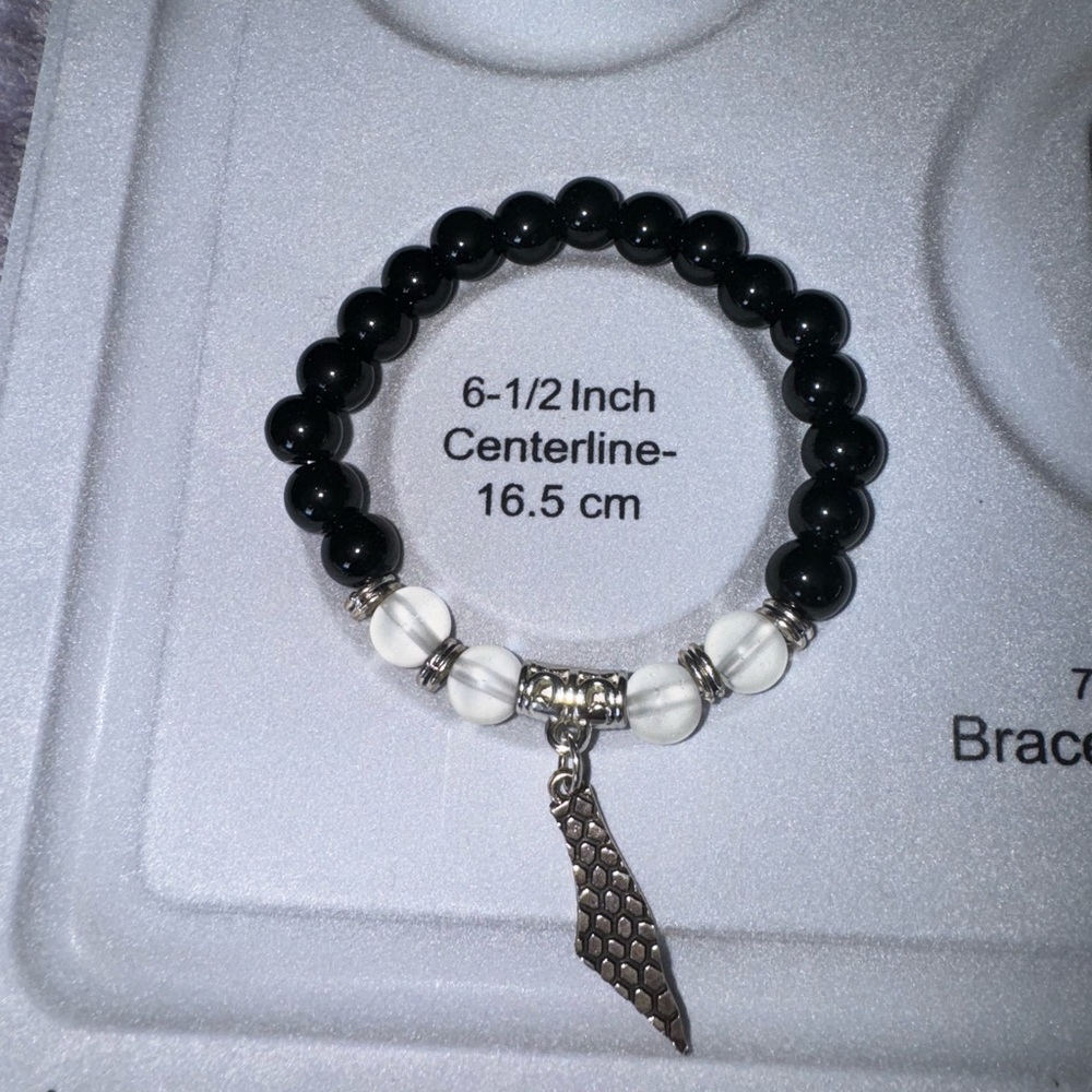 Palestine beaded bracelet custom handmade
